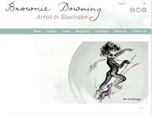 Tablet Screenshot of brownie-downing.com